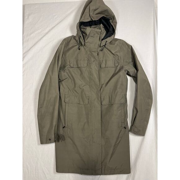 EUC NAU Army Green Quintessential Trench Jacket M - Picture 4 of 8